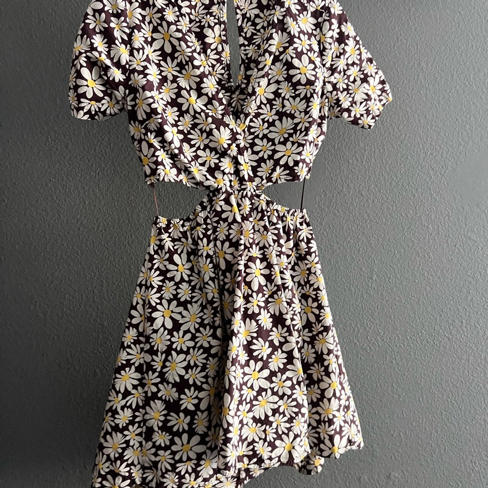 Floral Cutout Dress